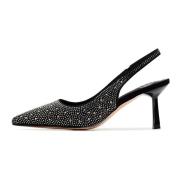 Cesare Gaspari Svart Jewel Mocka Högklackade Pumps Black, Dam