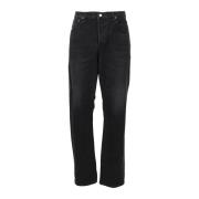 Edwin Klassiska Straight Jeans Black, Herr