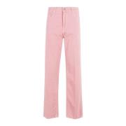Haikure Twill Style Jeans Pink, Dam