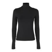 Rag & Bone Luca T Neck Sweater Black, Dam