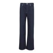 Citizens of Humanity Annina High Rise Straight Leg Jeans Blue, Dam