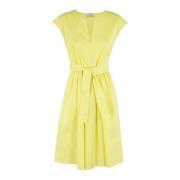 Woolrich Midi Dresses Yellow, Dam