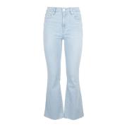 Paige Stiliga Denim Jeans för Kvinnor Blue, Dam