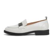 Cesare Gaspari Vita Blockklack Loafers White, Dam