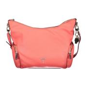 Guess Stilig Crossbody Handväska med Externa Fickor Pink, Dam