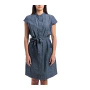 Xacus Short Dresses Blue, Dam