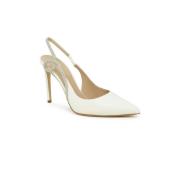 Ninalilou Kräm Läder Pumps Ss24 Beige, Dam