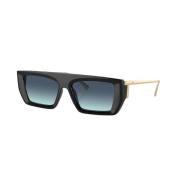 Tiffany & Co. Stiliga solglasögon för kvinnor Black, Unisex