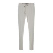 Eleventy Vita Jogger Bistretch Byxor White, Herr