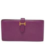 Hermès Vintage Pre-owned Laeder plnbcker Purple, Dam