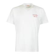 MC2 Saint Barth Ikonisk Herr T-shirt med Djärva Tryck White, Herr