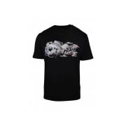 Amiri T-shirt med rund hals och logotyp Black, Herr