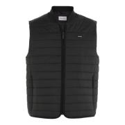 Calvin Klein Quiltad Packbar Puffer Väst Black, Herr