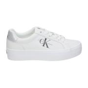 Calvin Klein Ungdoms Mode Sneakers White, Dam
