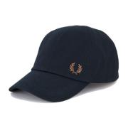 Fred Perry Klassisk Pique Bomullkeps Navy Blue, Dam