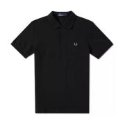 Fred Perry Slim Fit Polo med Ränder Black, Herr