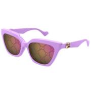 Gucci Stiliga solglasögon Gg1542S Purple, Unisex