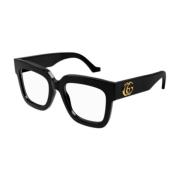 Gucci Stiliga Gg1549O Solglasögon Black, Unisex