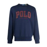 Ralph Lauren Navy Cruise Sweatshirt Blue, Herr