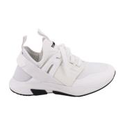 Tom Ford Vita Nylon Mocka Sneakers Aw23 White, Herr