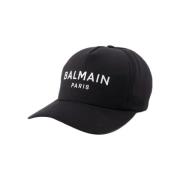 Balmain Bomull hattar-och-kepsar Black, Dam
