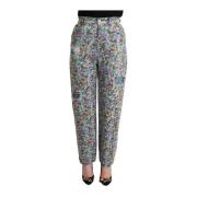 Dolce & Gabbana Tapered Trousers Multicolor, Dam