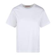 Valentino Garavani Bomull Jersey T-Shirt Ss24 White, Dam