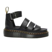 Dr. Martens Svarta Platform Sandaler Clarissa II Black, Dam