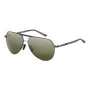 Porsche Design Black/Dark Green Sunglasses Suncontrar Xtrem Black, Uni...