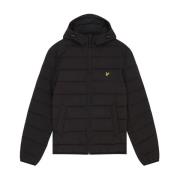 Lyle & Scott Lättvikts Pufferjacka Svart Black, Herr