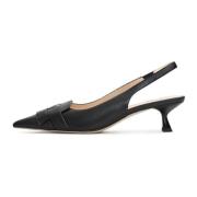 Cesare Gaspari Svarta Stiletto Pumps Black, Dam