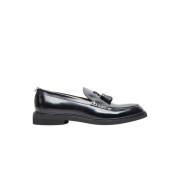 Thom Browne Borstad läder Tassel Loafers Black, Herr