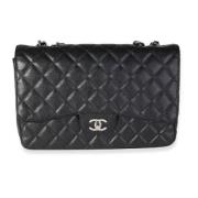 Chanel Vintage Pre-owned Laeder crossbodyvskor Black, Dam