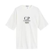 C.p. Company Komfort Kortärmad T-shirt White, Herr