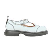 Ganni Casual Mary Jane Skor White, Dam