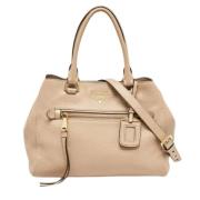 Prada Vintage Pre-owned Laeder totevskor Beige, Dam