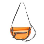 Burberry Vintage Pre-owned Laeder axelremsvskor Orange, Dam