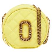 Marc Jacobs Pre-owned Pre-owned Laeder crossbodyvskor Yellow, Dam