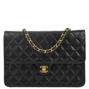 Chanel Vintage Pre-owned Laeder chanel-vskor Black, Dam