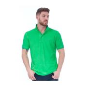 Sun68 Vintage Beach Polo Shirt Grön Green, Herr