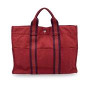 Hermès Vintage Pre-owned Laeder totevskor Red, Dam