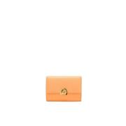 Coccinelle Plånbok med metallspänne Orange, Dam