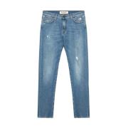 Roy Roger's Vintage Slim Fit Denim Jeans Blue, Herr