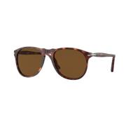 Persol Stiliga solglasögon med polariserade linser Brown, Unisex