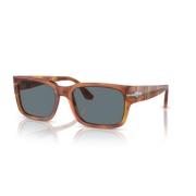 Persol Stiliga Solglasögon med Unik Design Brown, Unisex