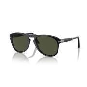 Persol Klassiska Solglasögon Svart Ram Black, Unisex