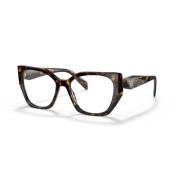 Prada Stiligt Glasögonbåge Brown, Unisex