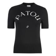 Patou T-Shirts Black, Dam