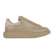 Alexander McQueen Bruna Lädersneakers Oversize Stil Brown, Herr