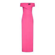 Solace London Ines Maxi Klänning Pink, Dam